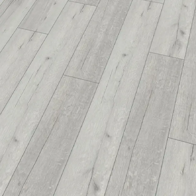 Kronotex Πάτωμα laminate Robusto 12mm-AC5/33 Rip Oak White Κιβ: 1,293 m2 / D3181