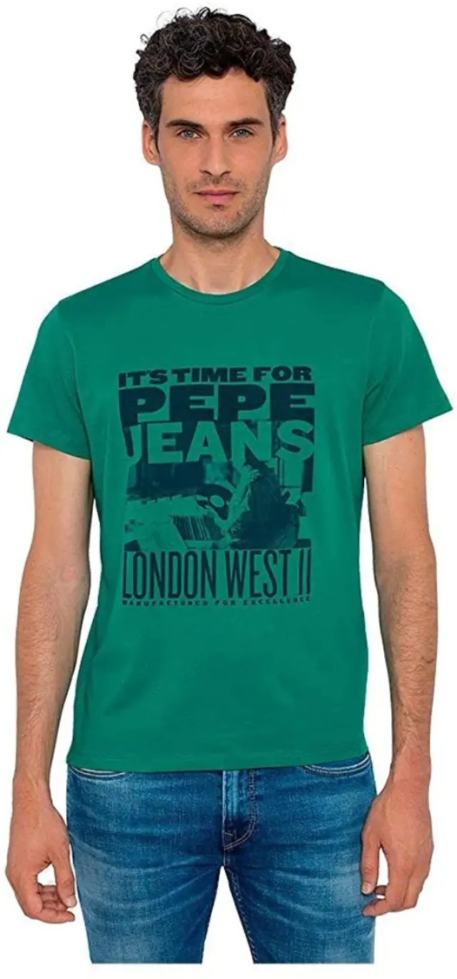 PEPE JEANS ALEXIS ΑΝΔΡΙΚΗ ΜΠΛΟΥΖΑ - 651/EMERALD GREEN 2