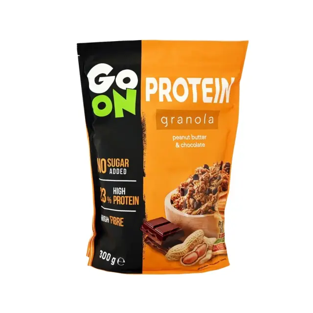 Protein Granola Peanut Butter & Chocolate 300g GO ON Nutrition