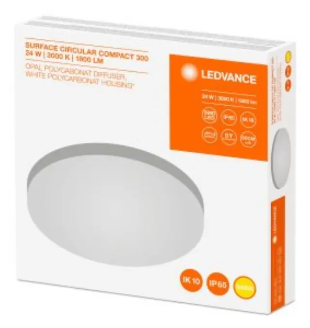Φωτιστικό LED 300 24W 4000K SF COMPACT IK10 IP65 OSRAM LEDVANCE 3