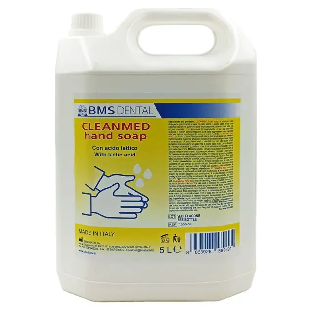 BMS Dental Cleanmed Απολυμαντικό Σαπούνι Χεριών 500ml 500ml 2