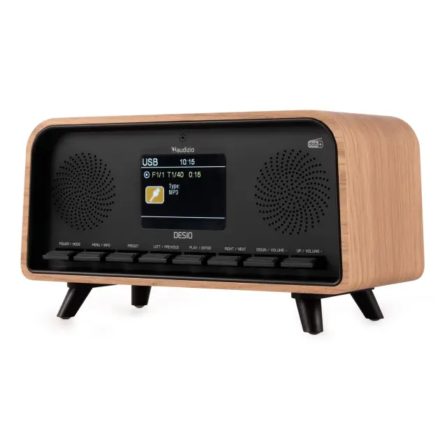 AUDIZIO DESIO ΡΑΔΙΟΦΩΝΟ DAB+ BT FM LIGHT WOOD 3