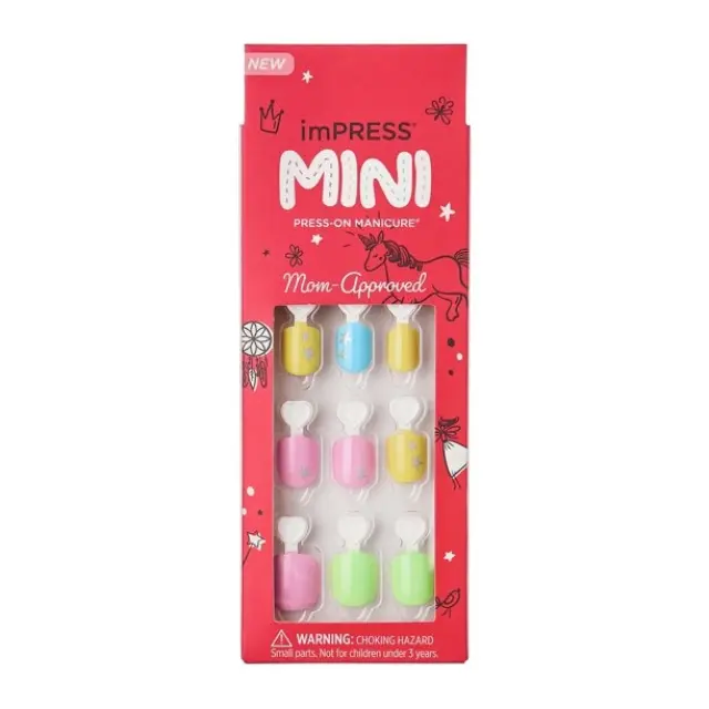 KISS Impress Mini Press-On Manicure for Kids | Απόχρωση Besties