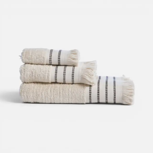 Πετσέτες Μπάνιου (Σετ) Nef-Nef Homeware Apart Ecru