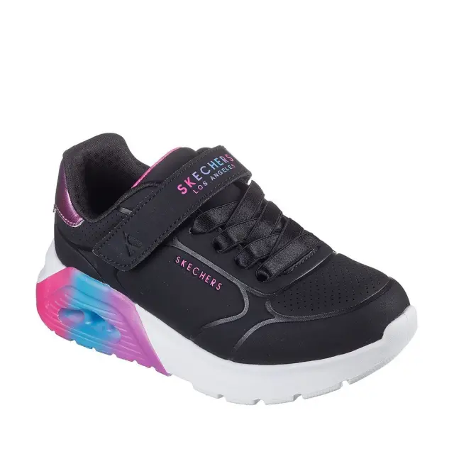 Skechers Vivid Metallic Uno Lite 2.0 (PS) (310435L-BKMT) - Μαύρο 3