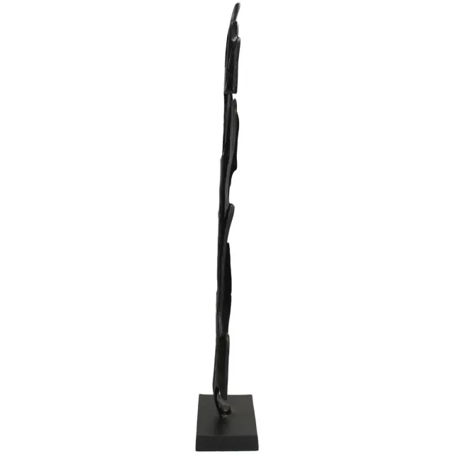 Διακοσμητικό Μαύρο Αλουμίνιο 13x12x67cm 2
