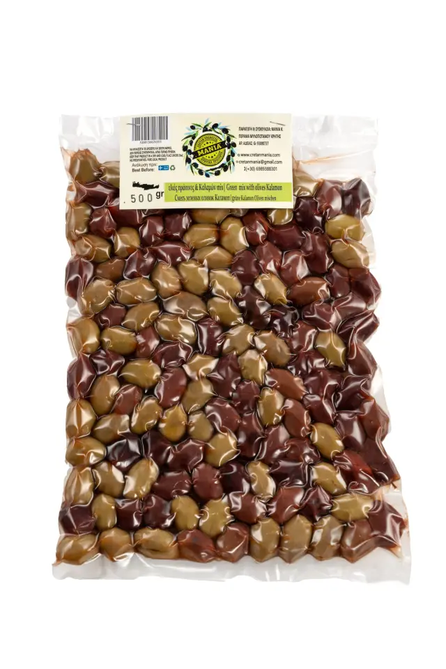 Ελιές Πράσινες & Μαύρες Καλαμών Mix 150g