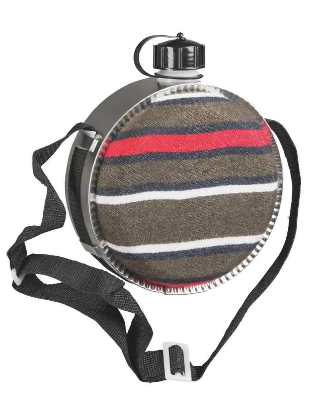 MIL TEC WESTERN CANTEEN WITH FELT COVER 1.9 LTR.-Δυτικού Τύπου Παγούρι με Τσόχινη Επένδυση 1,9 Lt - 99-Transparent