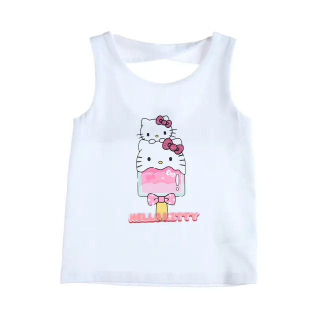 Μπλούζα Hello Kitty με glitter λεπτομέρειες