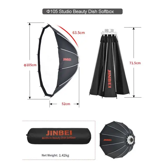 Jinbei Quick Release Softbox 105cm 2