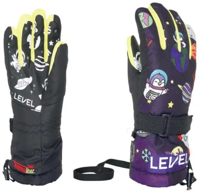 Γάντια Σκι Level Παιδικά Junior Glove Blue - 4153JG-20 - 4-5 ετών
