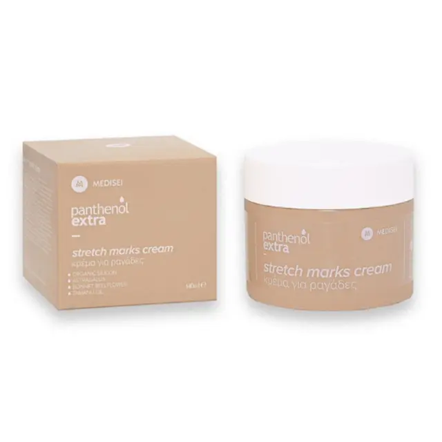 Panthenol Extra Stretch Marks Cream Κρέμα κατά των Ραγάδων 140ml