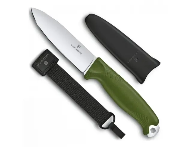 Μαχαίρι Επιβίωσης Victorinox Venture με Θήκη και μήκος 23.3 cm - Green3.0902.4 3