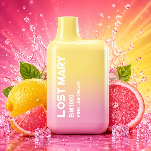 Lost Mary BM1000 Prefilled Pod Kit Pink Lemonade 2ml 20mg