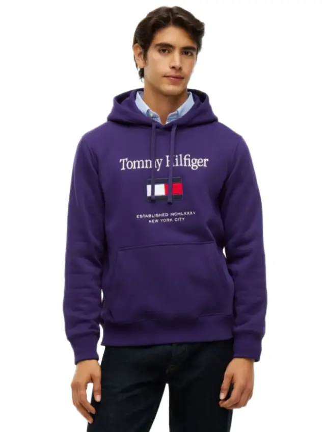 Tommy Hilfiger ανδρικό φούτερ με κουκούλα MW0MW42735-1