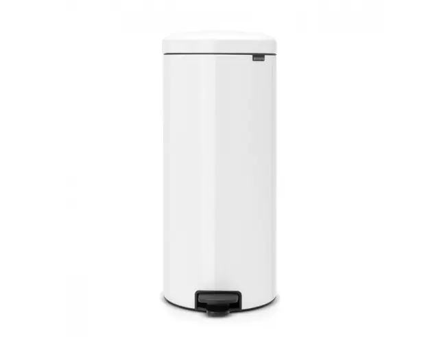 Καλάθι απορριμμάτων New Icon Brabantia με χωρητικότητα 30L και διαστάσεις 38x29.3x67.9cm - White080.1117/85