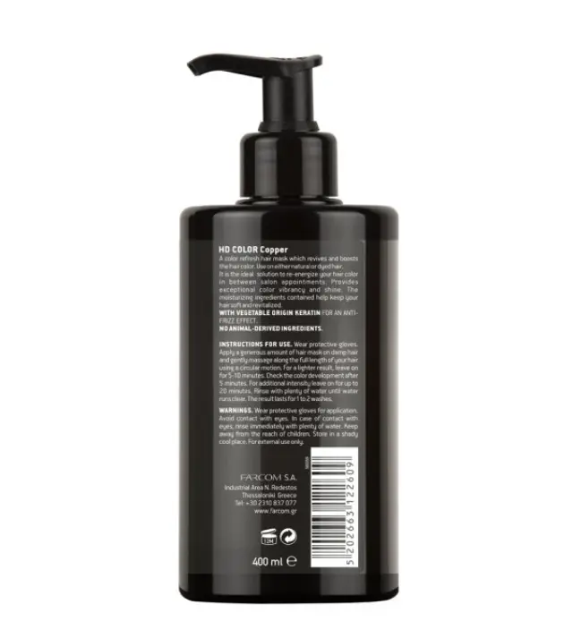 Farcom HD Hair Color Refresh Mask Copper 400ml 3