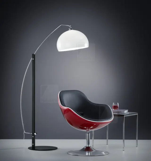 DORO Floor Luminaire E27 Direct/Indirect black-white Μαύρο 2