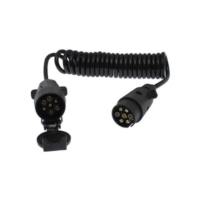 Σπιράλ προέκταση καλωδίου για τρέιλερ 12V 7 pins 3m HW-0358