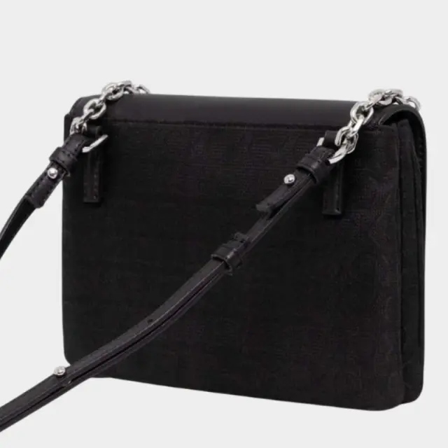 Calvin Klein - Γυναικεία Τσάντα Ck Re Lock Double Gusett K60K611877-0GK Μαύρο 3