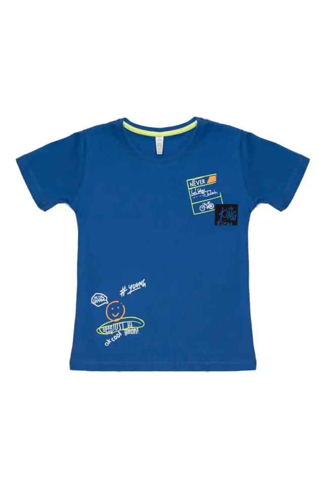 T-Shirt Kid King Gym Μπλέ
