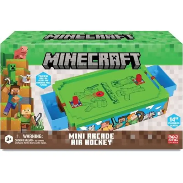 Ambassador® MAM Air Hockey Minecraft Mini Arcade