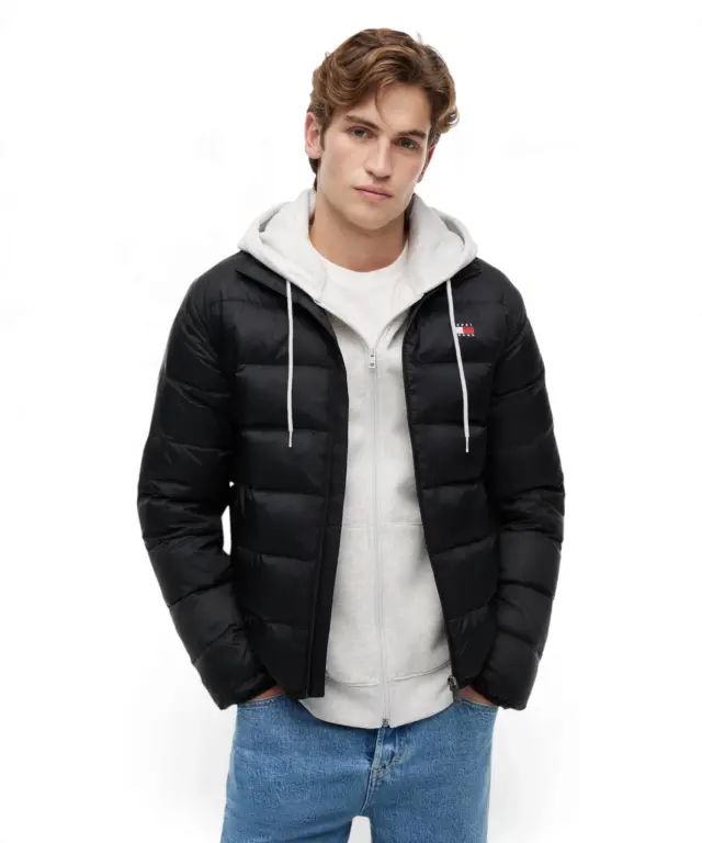Tommy Hilfiger - Αδιάβροχο Ανδρικό Light Jacket Relaxed Fit DM0DM23231-BDS Μαύρο 2