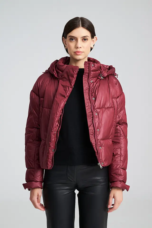 Κοντό Ζεστό Μπουφάν LENI PUFFER COAT - M 3