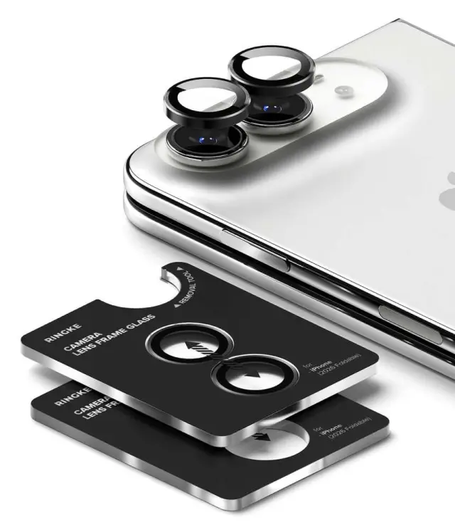 Ringke Camera Frame 2-pack iPhone Duo Black 3