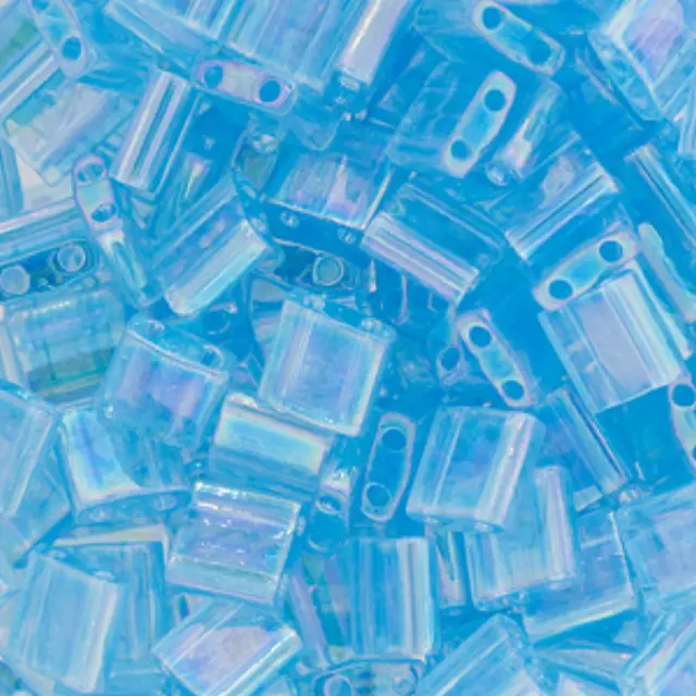 Χάντρα Miyuki Tila No260 Transparent Aqua AB ~7gr