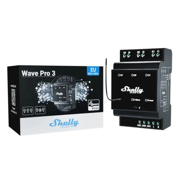 3800235269336 | Shelly Wave PRO 3 - EAN 3800235269336 3