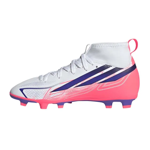 adidas Performance Kids F50 Hyperfast Club Mid FG/MG J Άσπρο - Μπλε KJ0670 (adidas Performance) 2