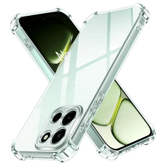 Techsuit - Shockproof Clear Silicone - OnePlus Nord 6 - Clear
