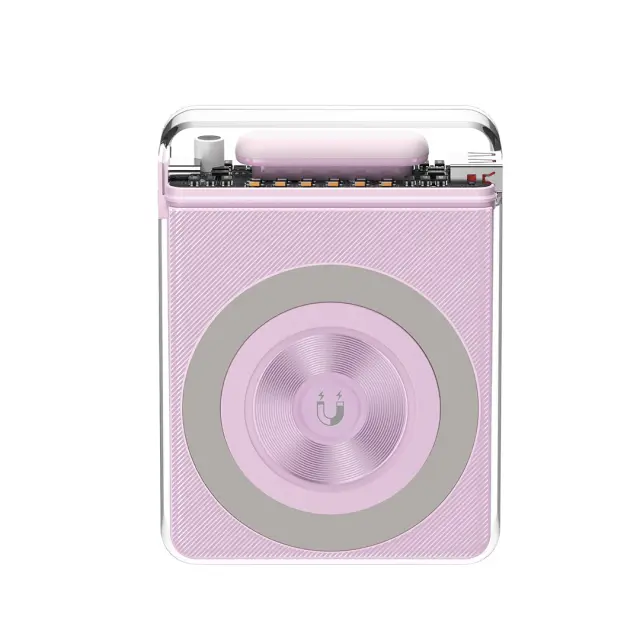 XO PR226 Mini Transparent Light Display Magnetic Absorption Fast Charging 10000mAh (Purple) 16.010.0061