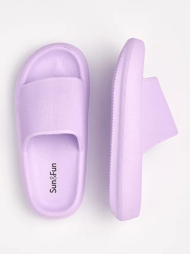 Sun&Fun Παντόφλες Γυναικείο EVA-αδιάβροχο Μωβ SAF/100041 LILAC 3
