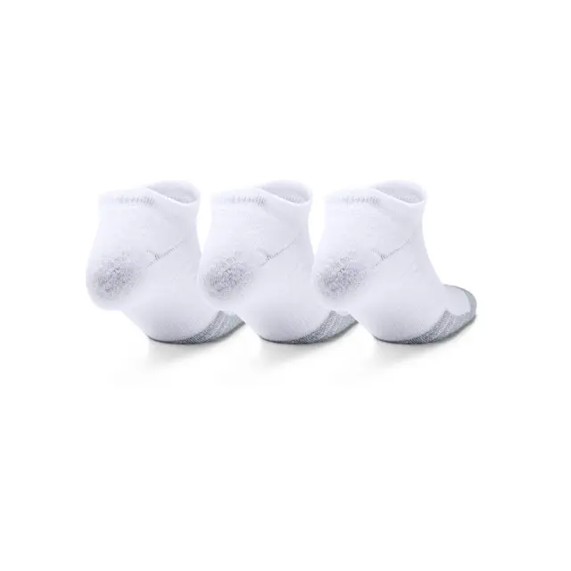 Under Armour Adult Unisex Heatgear No Show Socks Άσπρο 1346755-100 (Under Armour) - XLarge 2