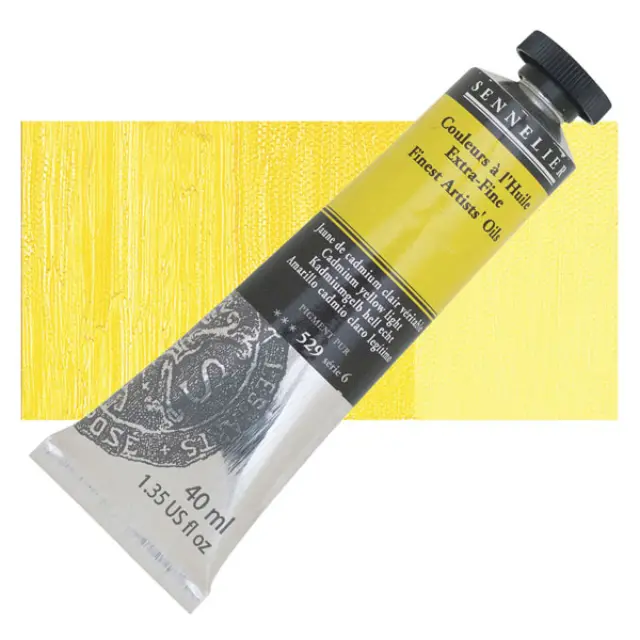 Sennelier Λάδι Finest Artists Oil 529 Cadmium Yellow Light - 40ml