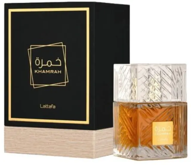 Lattafa Perfume Khamrah Eau de Parfum, Ανδρικό Άρωμα με Κανέλα, Μοσχοκάρυδο & Φρέσκο Περγαμόντο 100ml