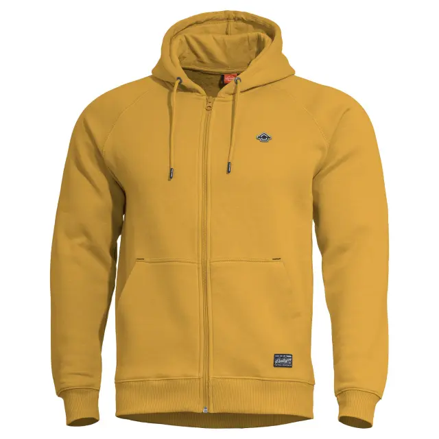 Pentagon Phaeton Hood Zip Sweater-Μπλούζα/Ζακέτα Φούτερ για Καθημερινή Χρήση - 70-Τuscan Yellow-Κίτρινο