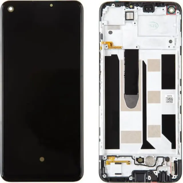 Realme Οθόνη & Frame για Realme 8 5G (Μαύρο)OEM
