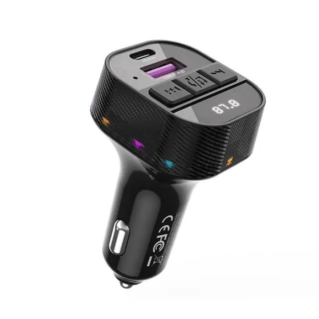 Bluetooth ΜΡ3 αναμεταδότης FM αυτοκινήτου με θύρες φόρτισης Type-A+Type-C PD 30W