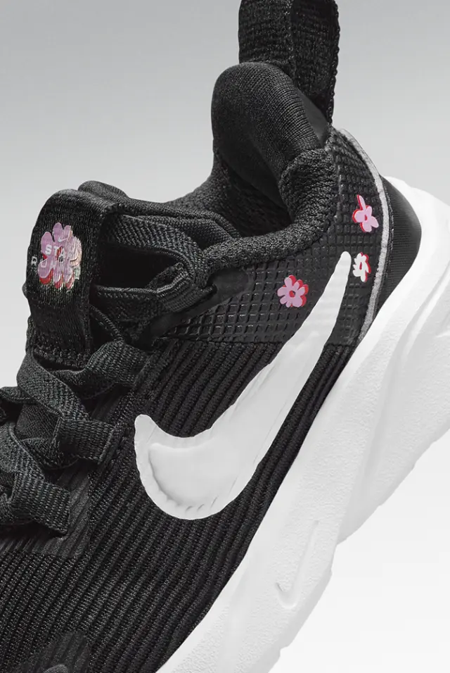 Nike Star Runner 4 (TD) (FJ8078-001) - Λευκό-Μαύρο 3