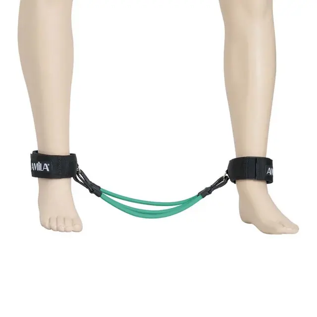 Amila Adult Leg Rubber Set 8.5kg Very Hard Resistance Tube Μπλε 88178 (Amila) - One Size 2
