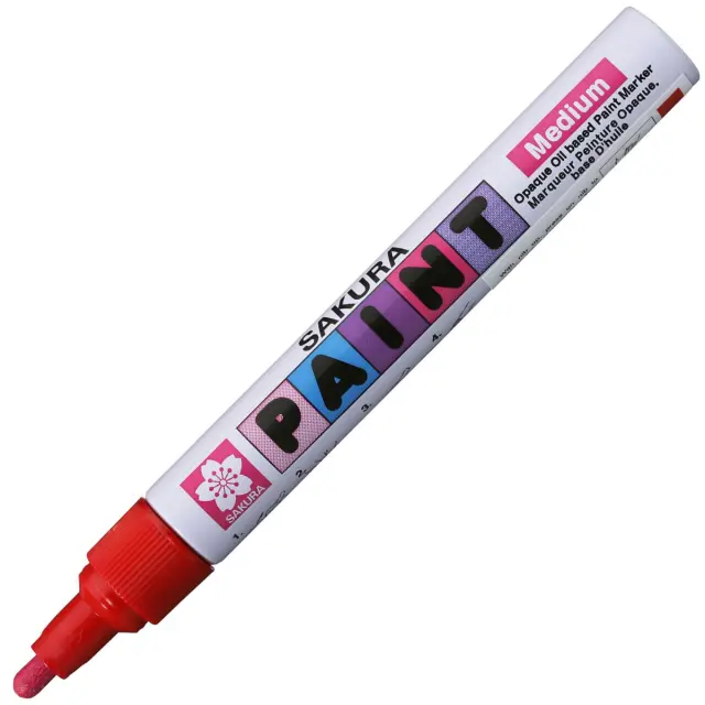 Sakura Paint Μαρκαδόρος Λαδιού 2mm Medium - Red
