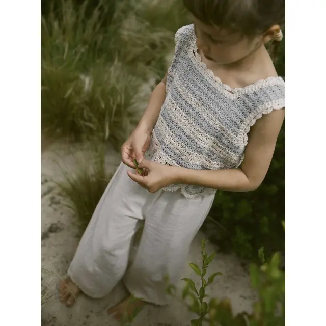 Παντελόνι Lil'Atelier βισκόζη και λινό 2