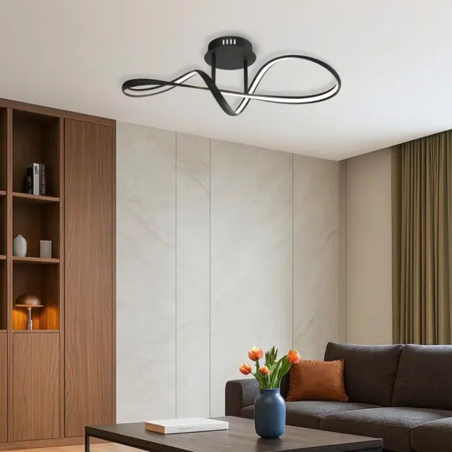 LED Φωτιστικό Οροφής ETERNITY 36Watt Μαύρο CCT VIV004863 2