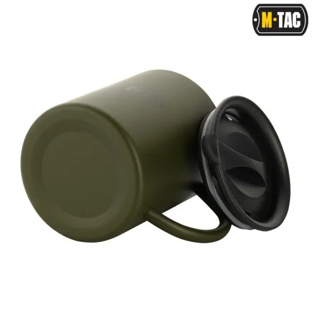 M-Tac Drinking Cup Insulated 450 Ml-Κούπα Ματ Λαδί από Aνοξείδωτο Ατσάλι - 06-Χακί-Olive Green 2
