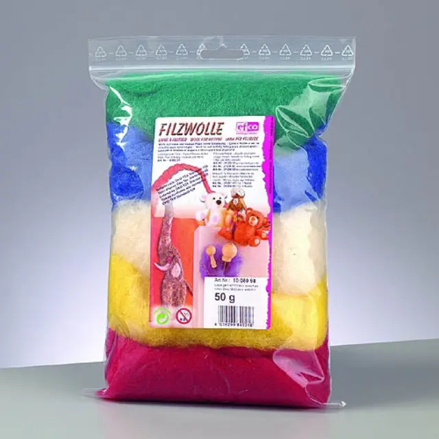 Μαλλί Felt Βασικά Χρώματα - 50gr