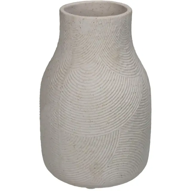 Βάζο Λευκό Πορσελάνη 8.5x8.5x14.5cm