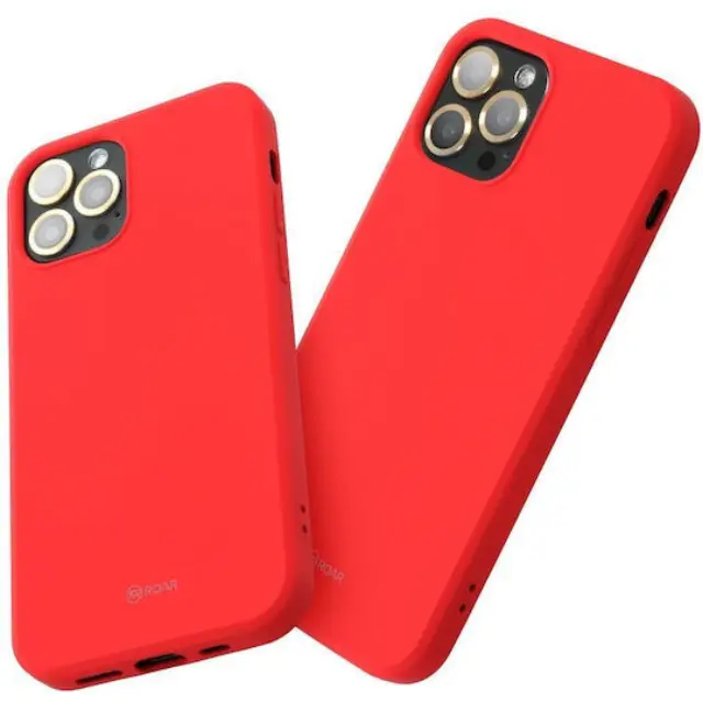 Θήκη Roar Colorful Back Cover Σιλικόνης κόκκινη (iPhone 15 Pro Max)